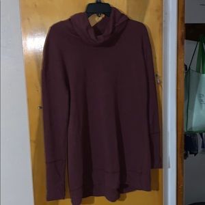 Cowl neck sweatshirt
